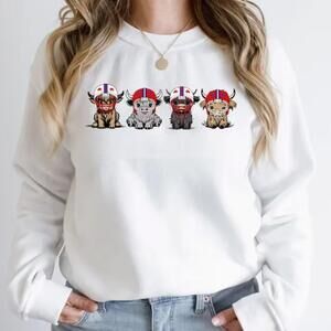 Buffalo Highland Cow Bills Sweatshirt, Buffalo Football Highland Cow